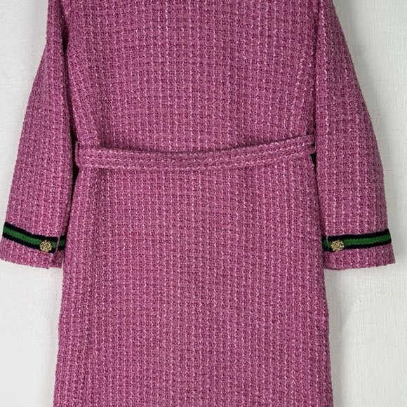 Authentic beautiful Gucci pink tweed belted jacket in very good condition - Picture 7 of 16